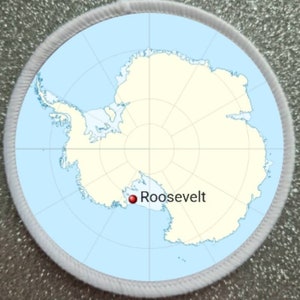 3 Inch Roosevelt Island Antarctica patch badge