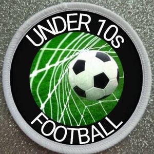 Under 10s Football 3" Patch Badge