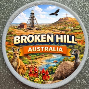 Broken HIll Australia 3 Inch patch badge