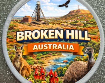 Broken HIll Australia 3 Inch patch badge
