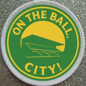 3 Inch On The Ball. City! Sublimation patch badge