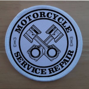 Motorcyle Repair Biker 3 inch sublimation patch badge