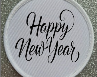 Happy New Year 3 Inch patch badge