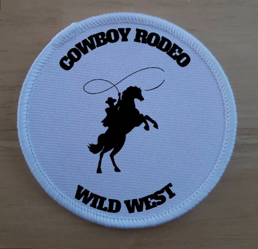 Rodeo Patch Badge - Etsy
