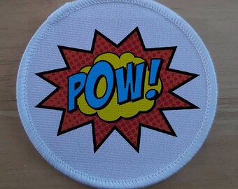 Pow-effect Patch Badge