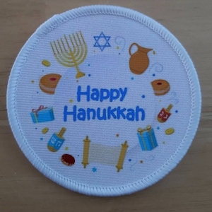 Happy Hanukkah Patch Anstecker