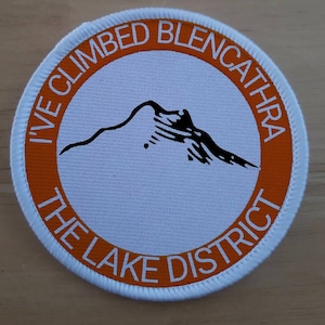 Lake District National Park Blencathra Mountain Patch Badge