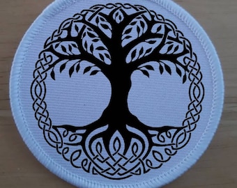 Badge patch Wincca païen arbre de vie 3 pouces