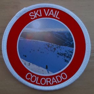 Ski Vail Colorado 3 Inch patch badge