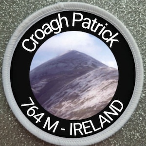 3 Inch Croagh Patrick Ireland Sublimation Patch badge