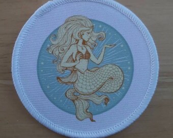 Mermaid patch badge