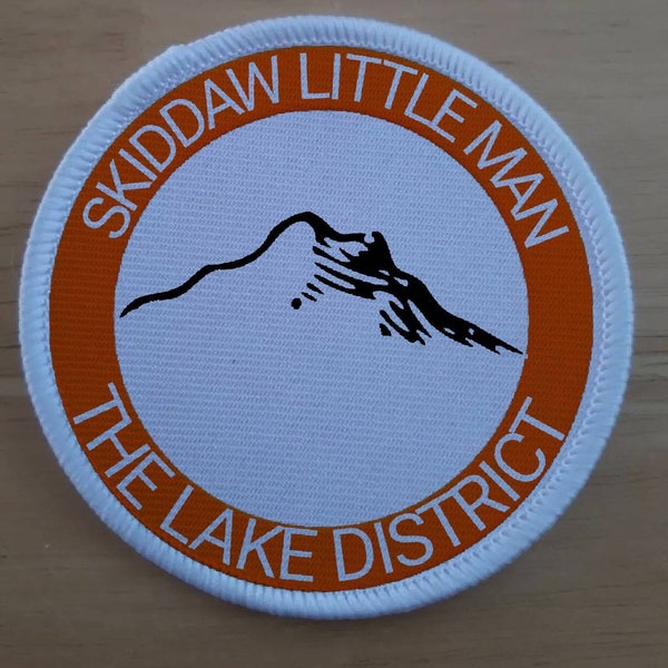 Lake District National Park Skiddaw Little Man Mountain Patch Badge