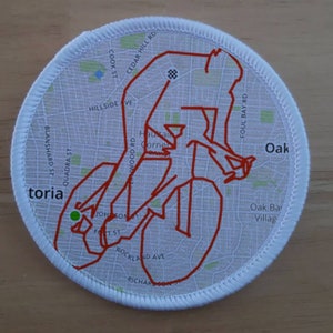 Cycling Patch Badge