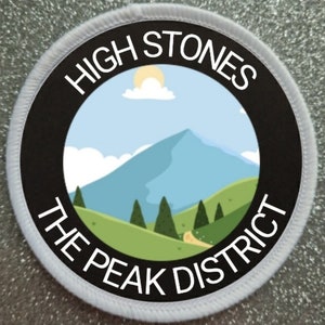 3 Inch High Stones The Peak District patch badge