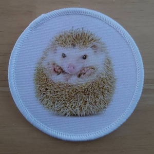Baby Hedgehog 3 inch sublimation patch Animal Lover