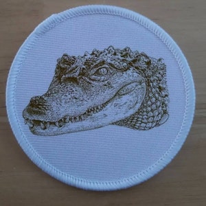 Crockodile patch badge