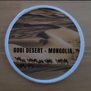 Gobi Desert Mongolia UK 3" patch badge