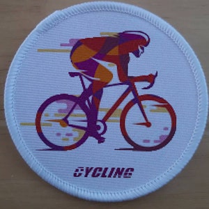 Cycling Cycle Fitness Bike Biking Sports patch badge