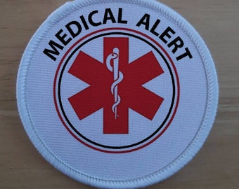 Insignia del parche de alerta médica