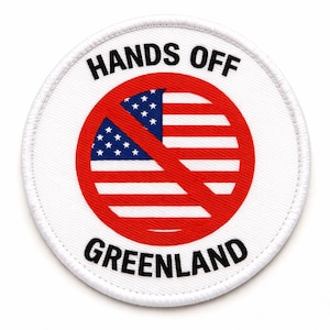 Parche de 3 pulgadas "Manos fuera de Groenlandia"