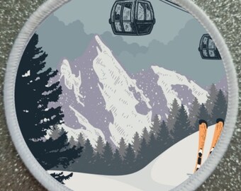 Ski Resort 3 Inch patch badge