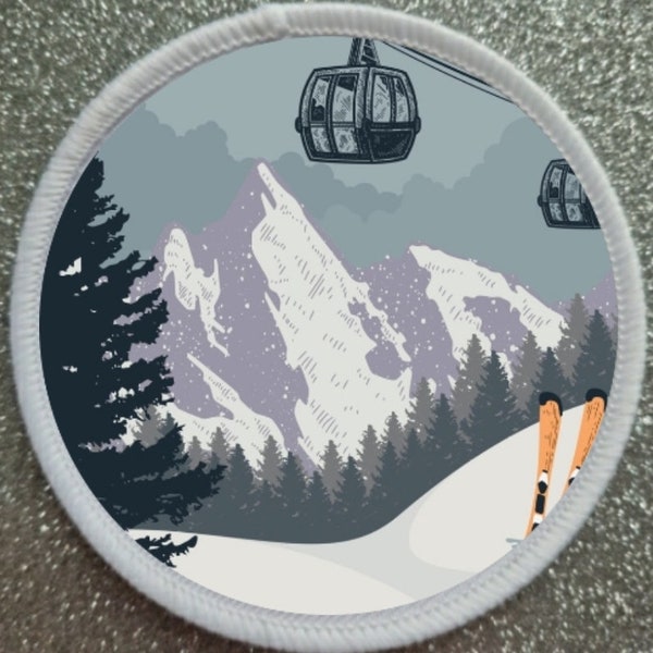 Ski Resort 3 Inch patch badge