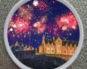 Insignia de parche de Edimburgo Escocia de 3 pulgadas