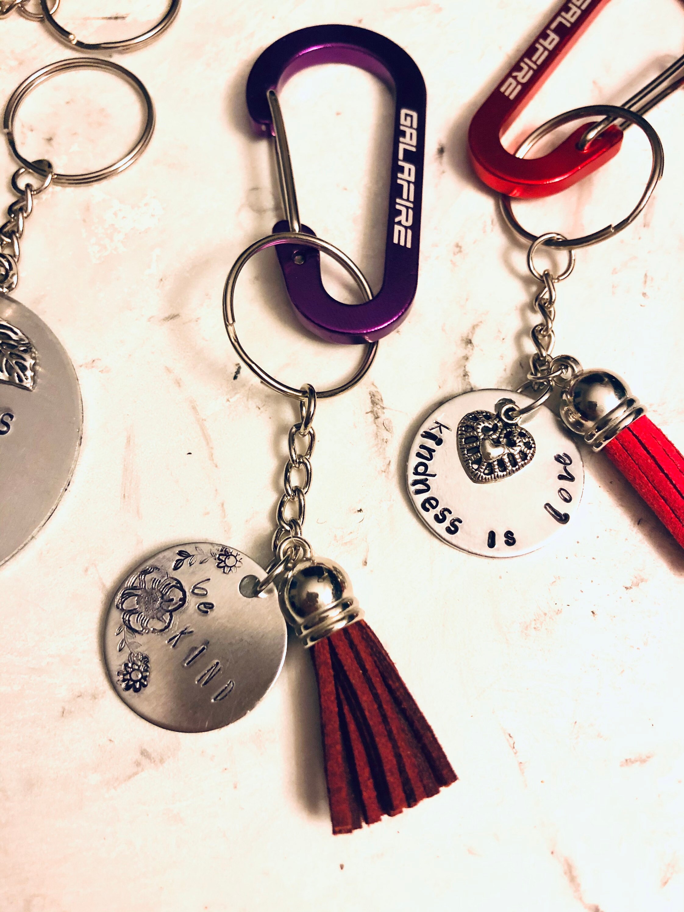 Kindness Keychain Collection Be Kind Keychain Handmade Etsy