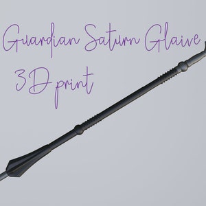 Planet Guardian Saturn Glaive 3D print