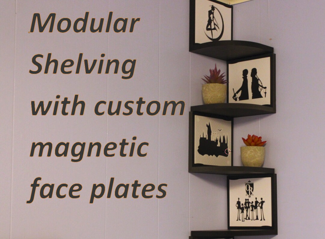 3d Printed Modular Corner Shelving - Etsy