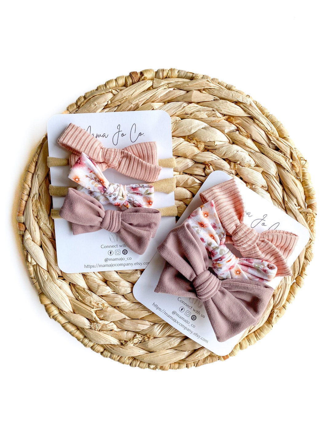 Bow Sets Summer Bows Little Girl Bows Pinwheel Bows Pink Etsy