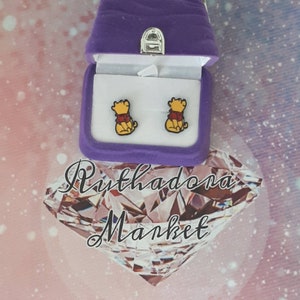 Disney Inspired Winnie the pooh character earrings