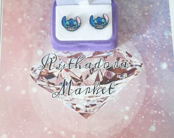 Disney Inspired Stitch Character Earrings