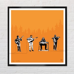 Tyler Childers Band Poster Wall Art Print (Unframed)