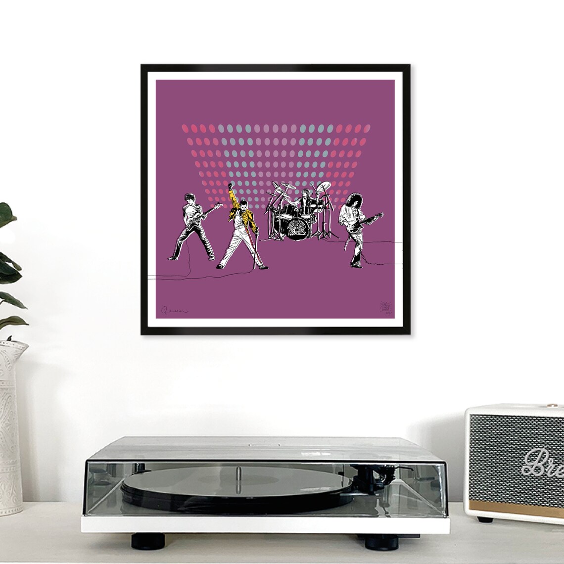 Queen Band Poster Wall Art Print unframed Etsy UK