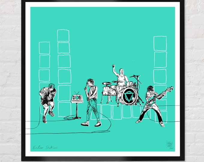 5 Inch Enter Shikari Stop the Clocks Lyrics Logo Cross Stitch Etsy