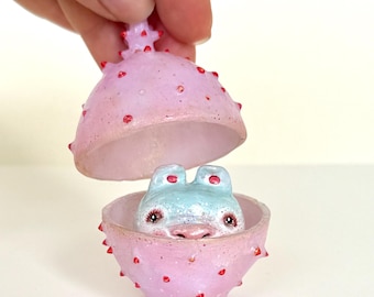 Handmade Polymer Clay Animal Figurine in Mystery Box