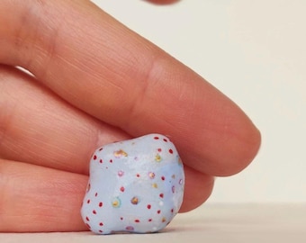 Collectable Figurine, Miniature Collection, Abstract Figurine, Polymer Clay Art,  Miniature Figurine, 0.71x0.67x0.71 inch (1,8x1,7x1,8 cm)
