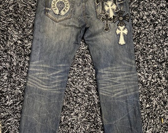 Chrome Hearts Jeans | Etsy