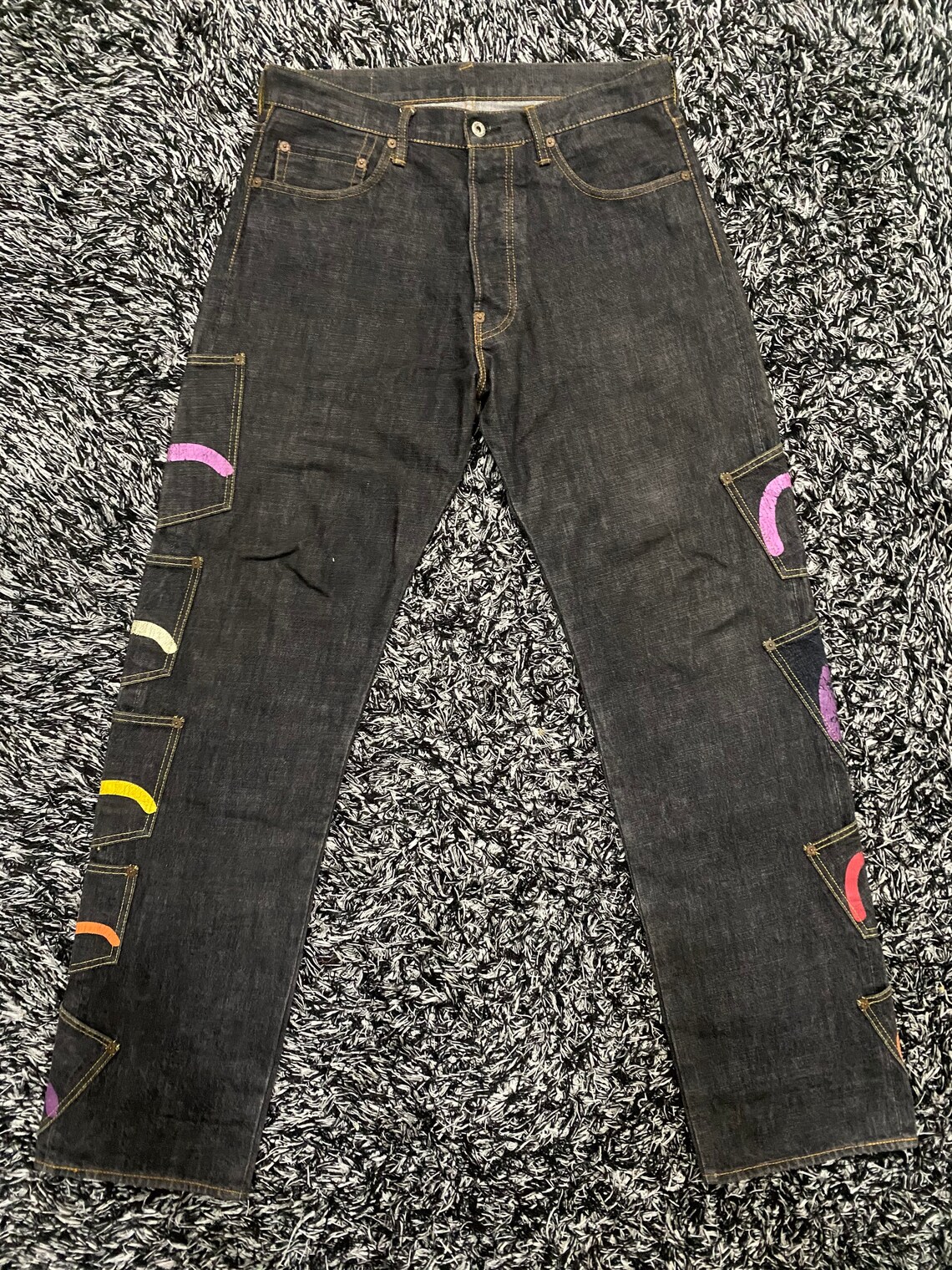 Evisu Rare Multi Pocket Selvedge Denim Jeans Etsy