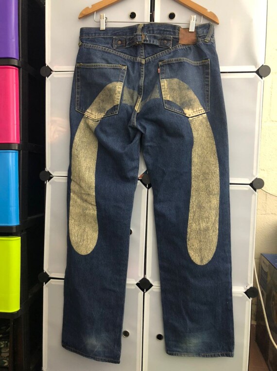 Evisu Diacock Big Logo Denim Jeans 