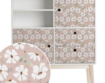 Furniture wrap - Sping flowers (vintage rose)