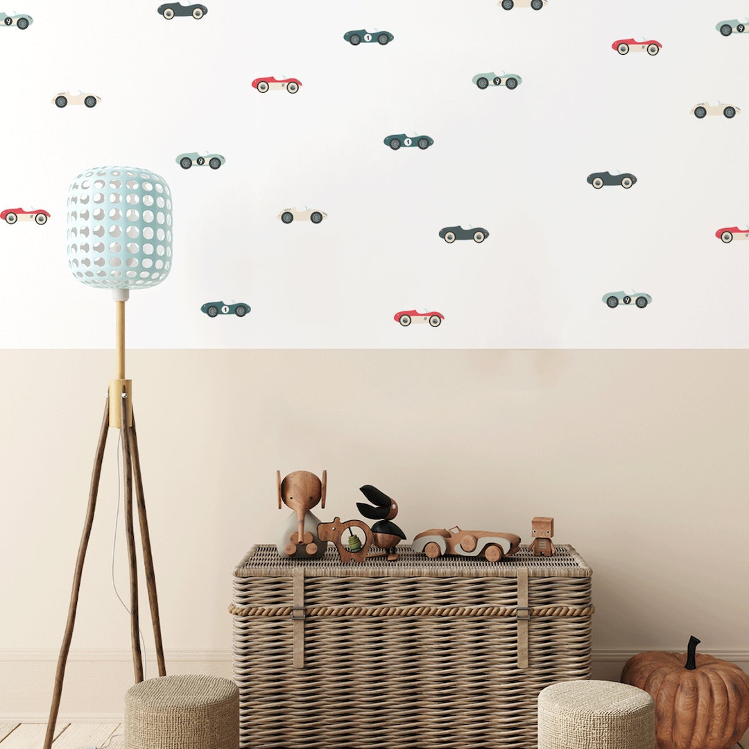 Nursery Wall Stickers Race Car Wall Decal Cars Wall Decal Etsy