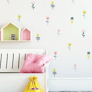 Flower wall stickers - Flower power