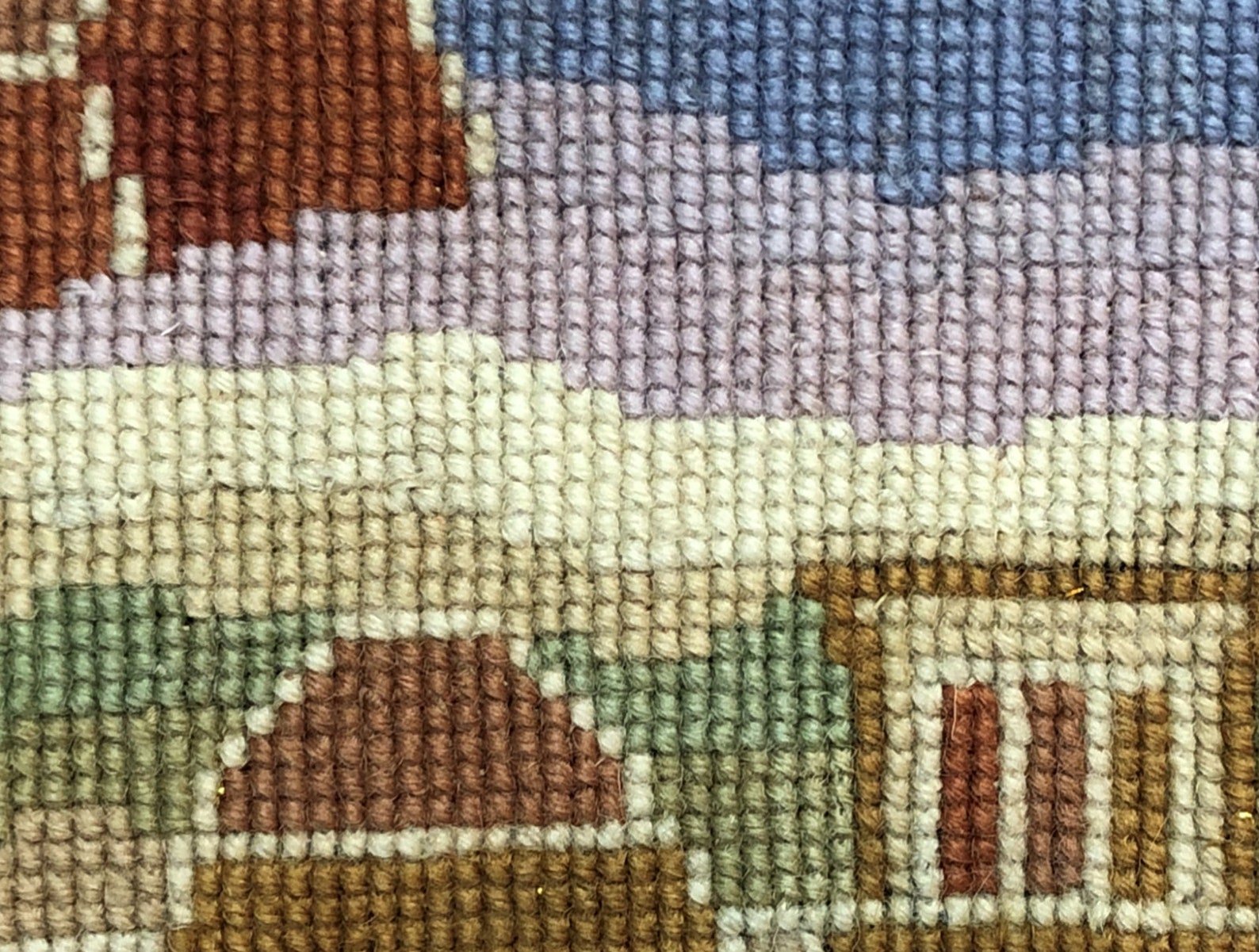 Finished Needlepoint Talis Bag Tallit Bag Hand Embroidered Stitched