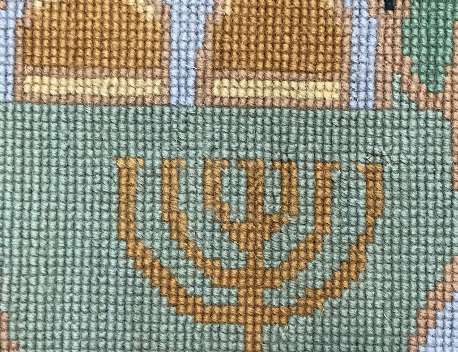 Finished Needlepoint Talis Bag Tallit Bag Hand Embroidered Etsy