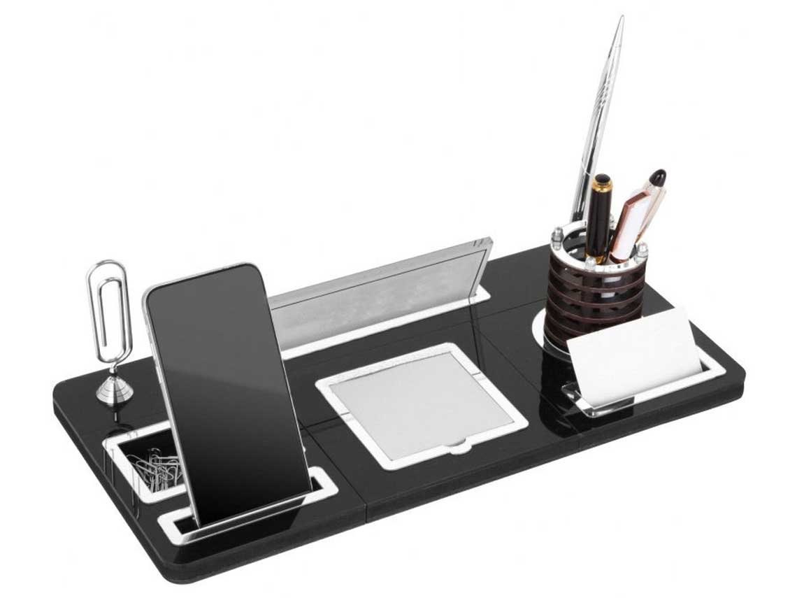 Personalized Luxury Desk Name Plate Black Wooden Desk Name Plate With