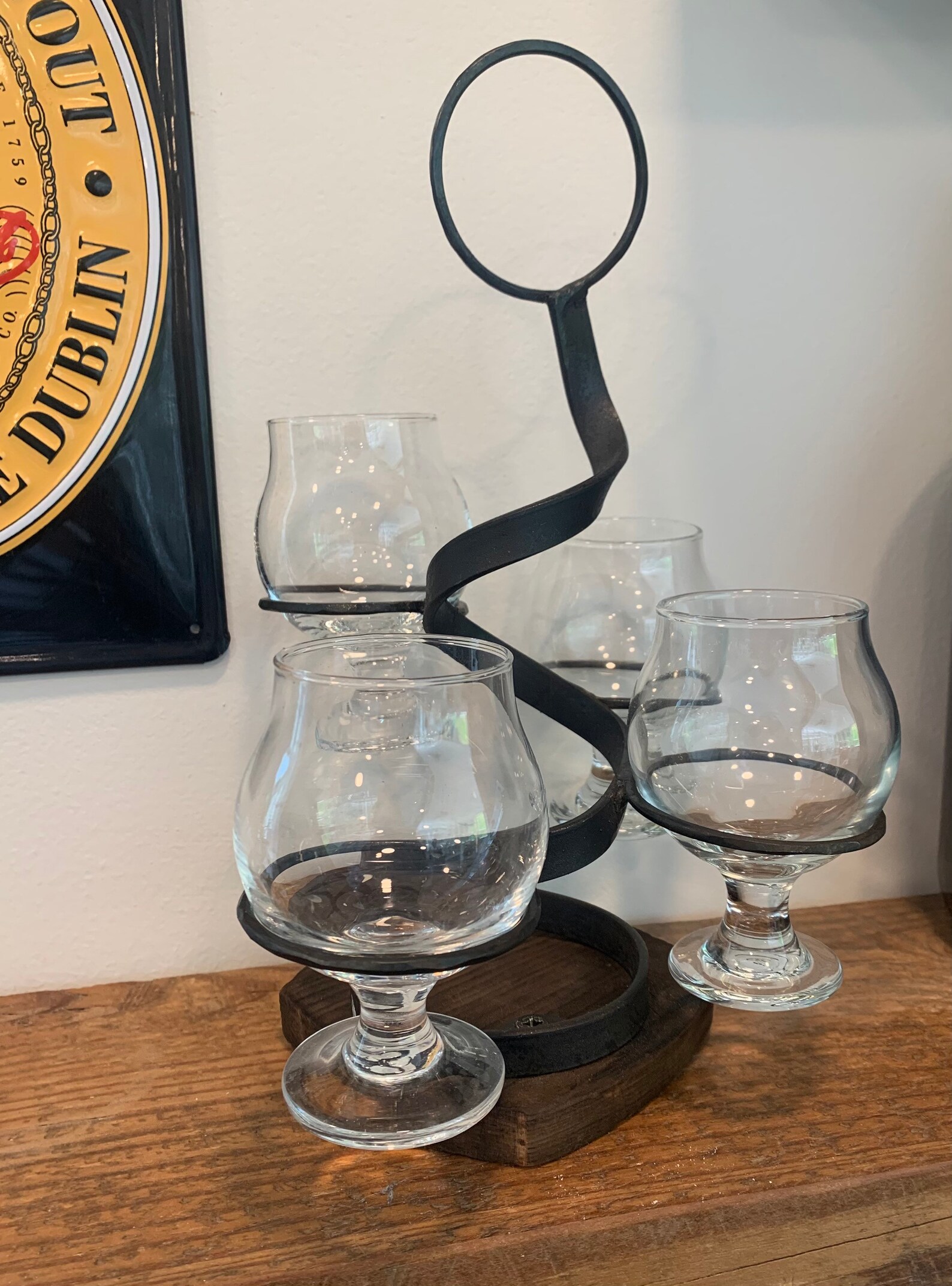 Spiral Beer Flight Holder Etsy