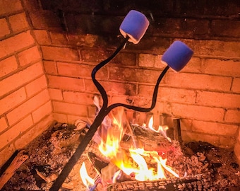 Hand forged Campfire roasting fork