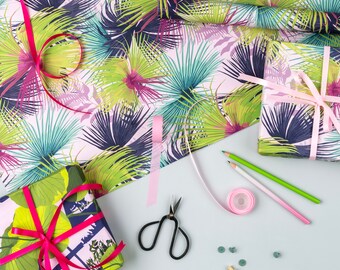 Premium Matt Gift Wrap 50 x 70 ‘Palms’